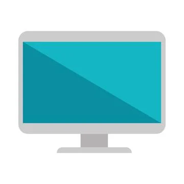 Monitor computer technology Stock Illustration