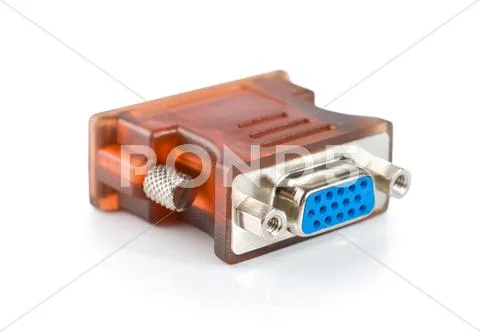 Monitor connector Stock Photos