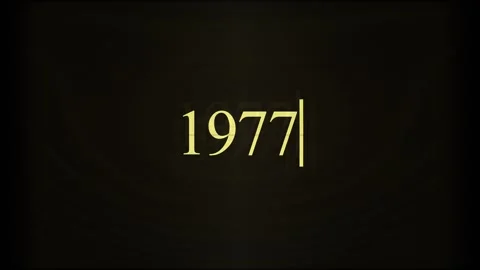 Monitor CRT year 1977 pc 스톡 동영상 345169435