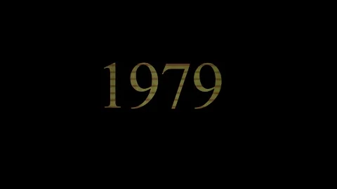 Monitor CRT year 1979 real Stock Footage 341771086