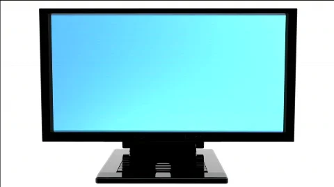 Monitor with digital effect Stock Footage 354375