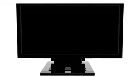 Monitor with digital effect Stock Footage 354389