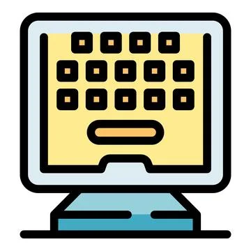 Monitor displaying login form for secure access Stock-Illustration