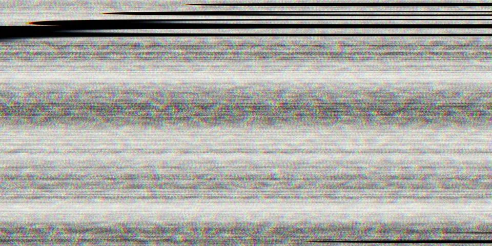 Monitor Glitch Background. Screen Noise Texture. No Signal Display. Illustrazione stock