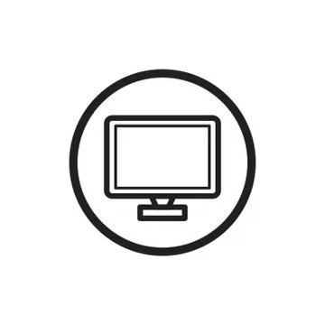 Monitor Icon Illustrazione stock