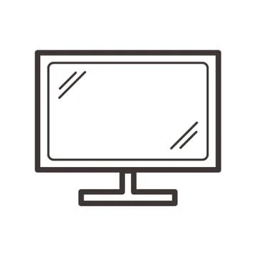 Monitor Icon Illustrazione stock