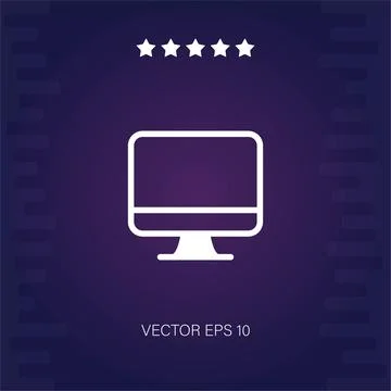 Monitor  icon Stock Illustration