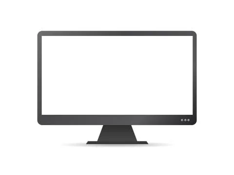 Monitor icon - vector illustration. Illustrazione stock