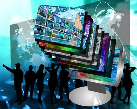 Monitor Stock Illustration