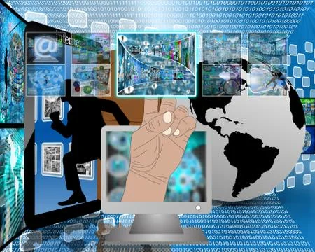 Monitor 스톡 일러스트