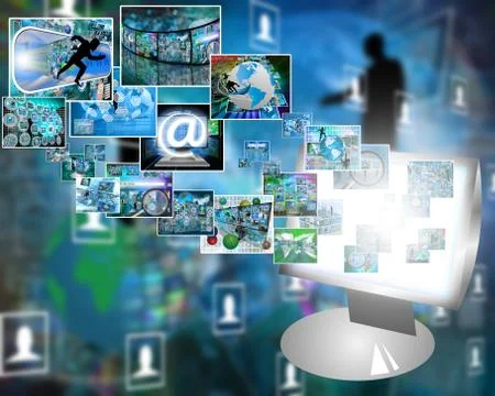 Monitor 스톡 일러스트