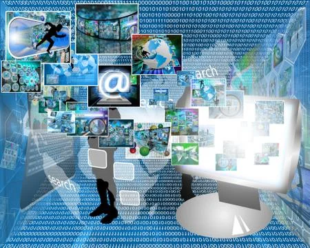 Monitor 스톡 일러스트