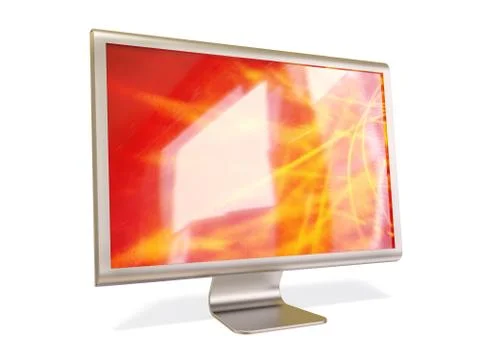 Monitor Stock Illustration