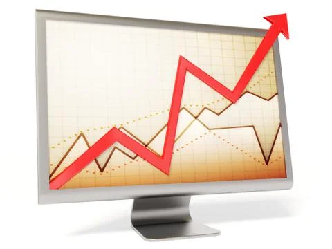 Monitor Stock Illustration