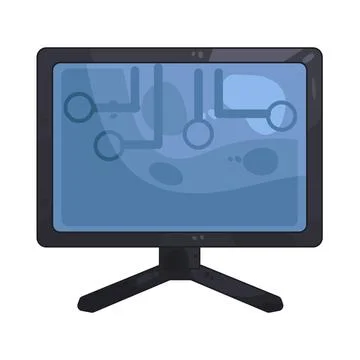 Monitor illustration イラスト素材