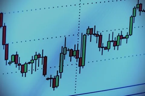 Monitor  image  diagram background Foto stock