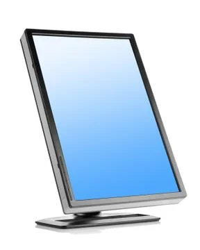 Monitor isolated Stock Photos