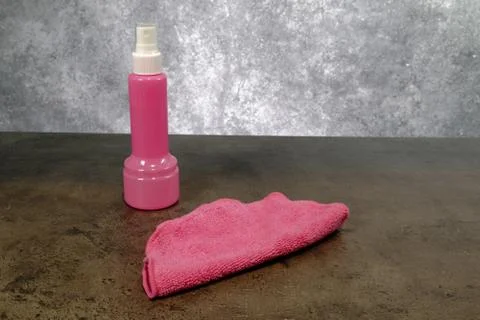 Monitor, laptop, tablet cleaning tools with microfiber Stock Photos
