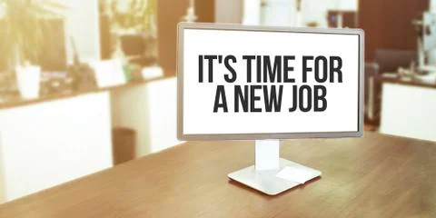 Monitor in modern office with CREATIVITY text on the screen Stock Photos