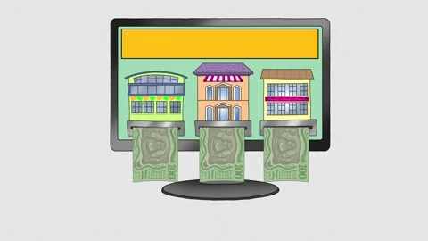 Monitor Money Stock Footage 237338853