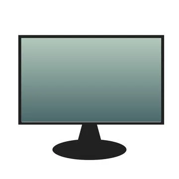 Monitor PC image Stockillustratie