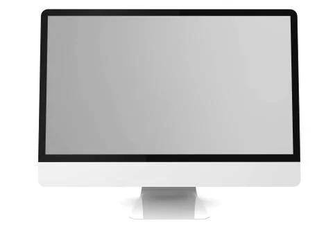 Monitor render Stock Illustration