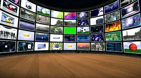 Monitor room 9 OK Video stock 10844307