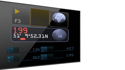 Monitor. Scan. Load. Data Stream 2 Stock Footage 42668136