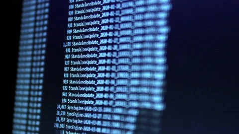 Monitor Screen of Dangerous Hacker Break into Government Data Servers and Inf 動画素材 151713811