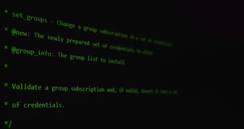 Monitor screen with developing programming and coding technologies. Stock Footage 331261248