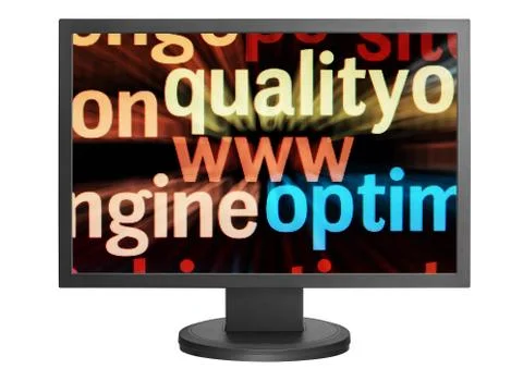 Monitor screen Foto stock
