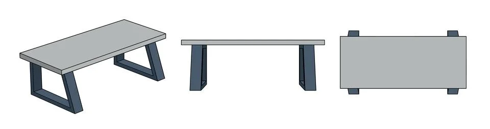 Monitor Stand Illustrazione stock