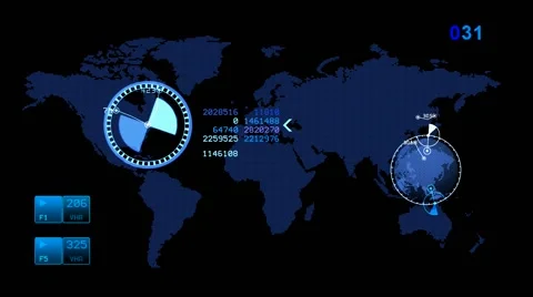 Monitor system location Stock Footage 46607539