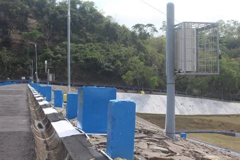 Monitor terminal box Foto stock