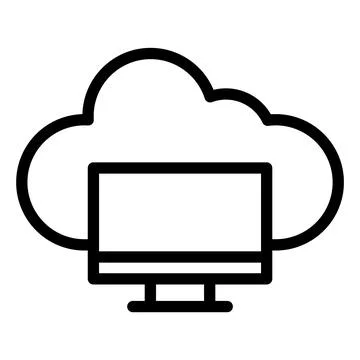 Monitor Vector Icon Design Illustration Stock Illustration