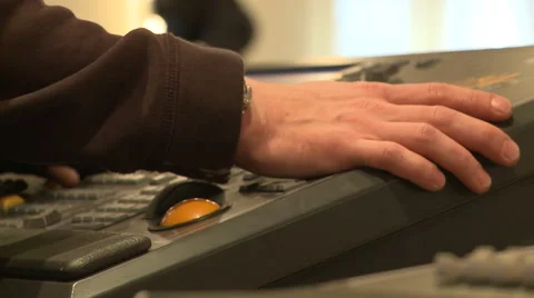 Monitoring console Stock Footage 60838065