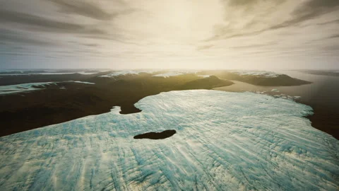 Monitoring glacier deformations through aerial imagery and satellite data Stock Footage 327392046