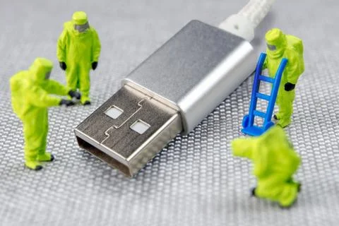 Monitoring, investigating and solving a big problem with computer electronics Stock Photos