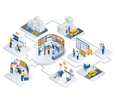 Monitoring radar for drivers online Stock Illustration