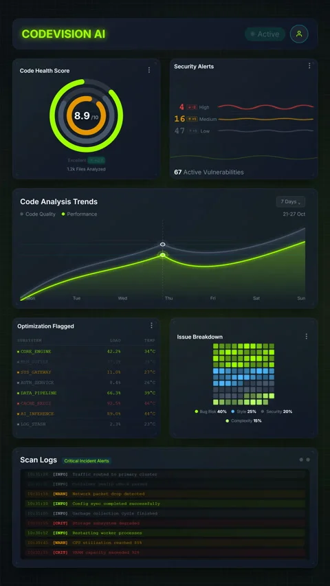 Monitoring telemetry of a docker build step list, Vertical 9:16 4K Stock Footage 340244756