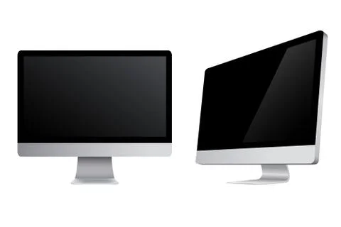 Monitors icons Stock Illustration