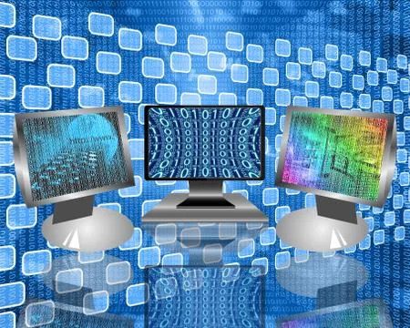 Monitors イラスト素材