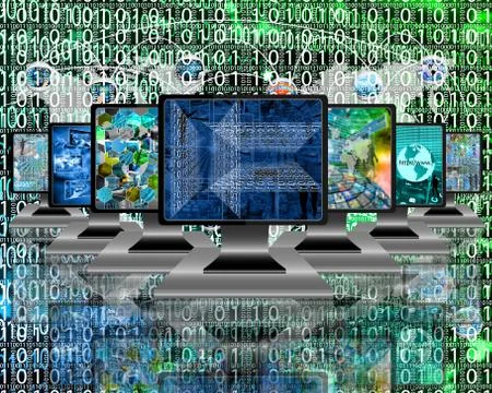 Monitors Stock-Illustration