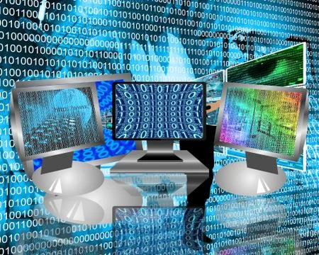 Monitors イラスト素材