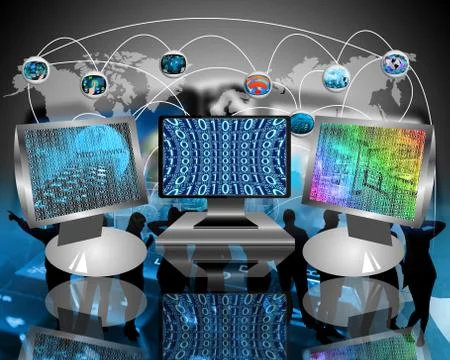 Monitors イラスト素材