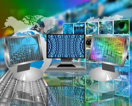 Monitors イラスト素材