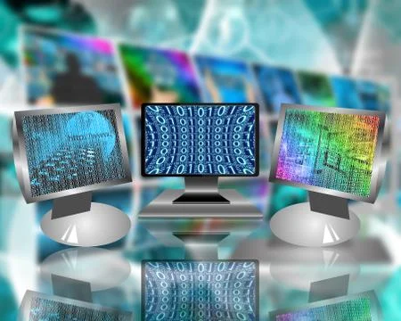 Monitors イラスト素材