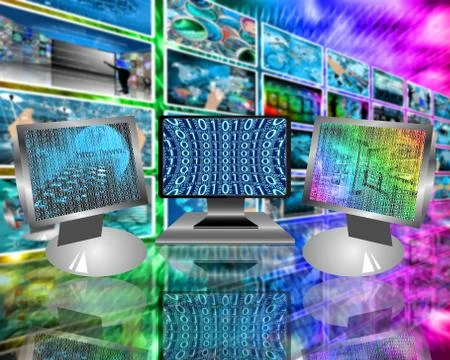 Monitors イラスト素材