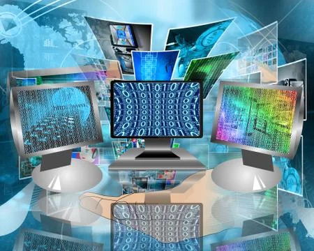 Monitors イラスト素材