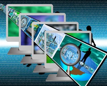 Monitors イラスト素材